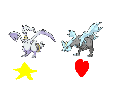 fav for reshiram or love for kyurem!