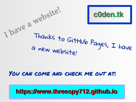 I have a website!