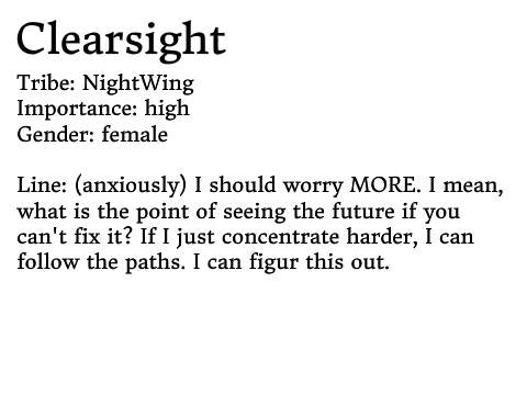CASTING CALL #2- WOF DARKSTALKER