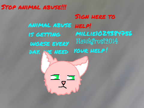 Stop Animal Abuse! millie1029384756's remix credit to ? remix