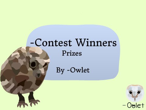 ❀ -Prizes For My 30 Followers Art Contest Winners ❀