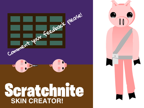 ScratchNite : Skin Creator PORKINS