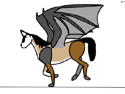 Horse canter animation