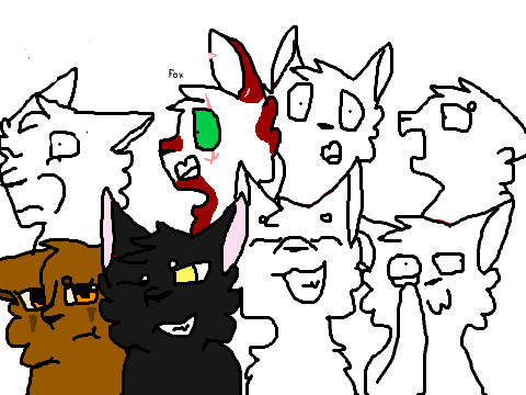 Add your warrior cat OC to the 'Class Photo'  remix