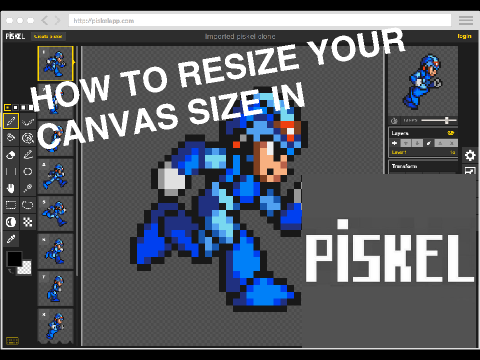 How to Resize Your Canvas Size in Piskel