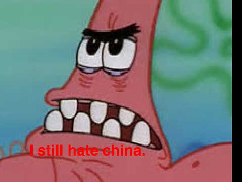 Patrick does not like China 2.