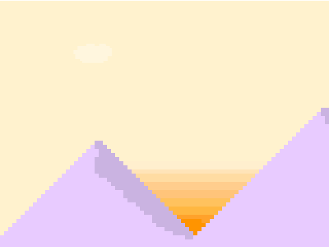 Mountains at Sunset