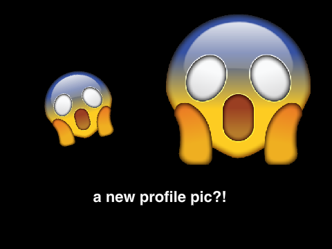 A new profile pic?!