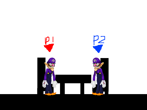 WAluigi hangs out with himself simulator