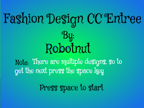 Fashion design CC!  remix