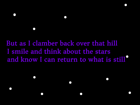 SPS Poem Contest #3 remix- What's Still