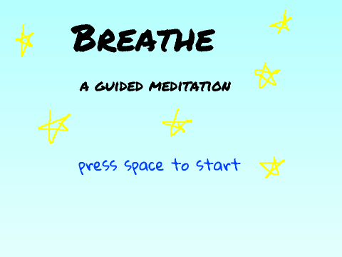 Breathe: a guided meditation