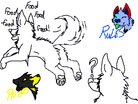 FOOD FOOD FOOD! Coloring contest