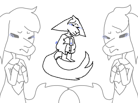Tears Falling Down at the Party 