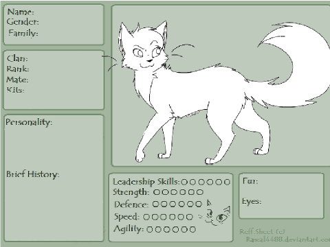 Warrior Cats Bio~Blank