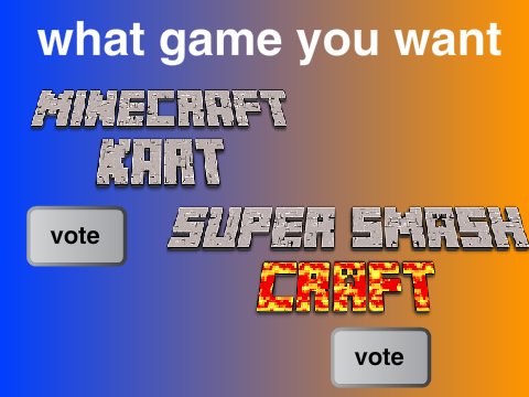 minecraft vote 