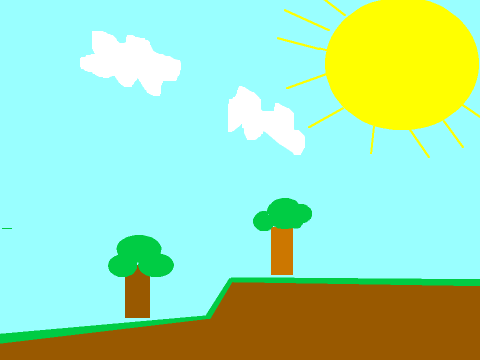 No sprites, just background.
