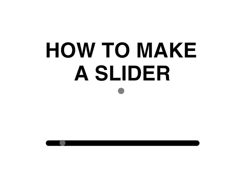 Slider Tutorial