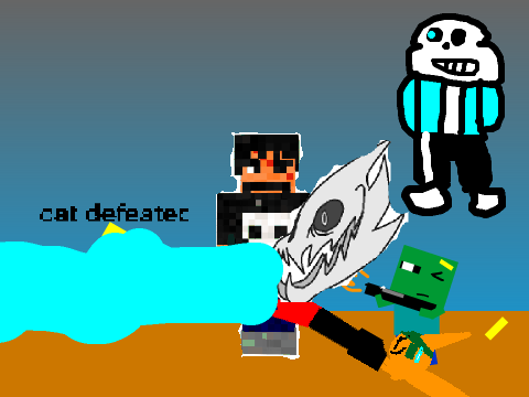 Add yourself shooting at evil scratch cat! remix remix remix remix remix remix remix