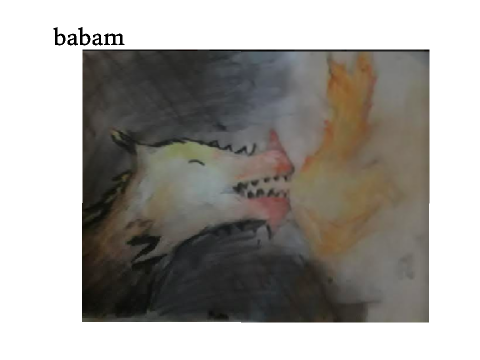Dragon drawing process