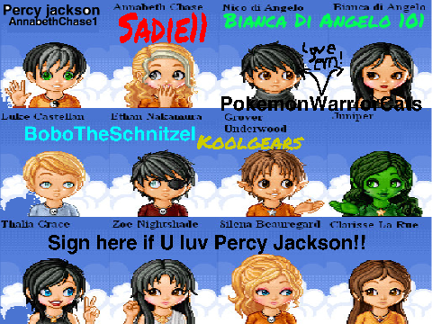 Sign if you love the Percy Jackson books :) +5 remix