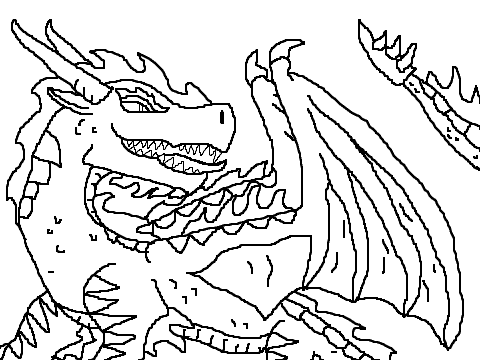 Drago Coloring Page