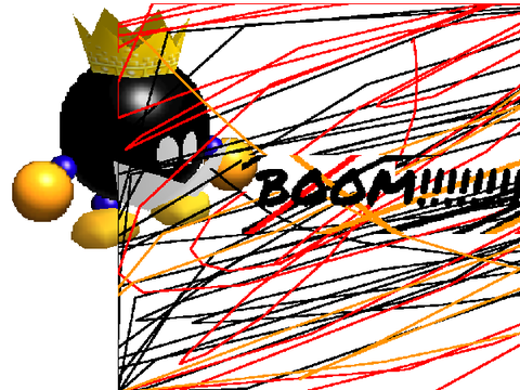 Swelling up mario