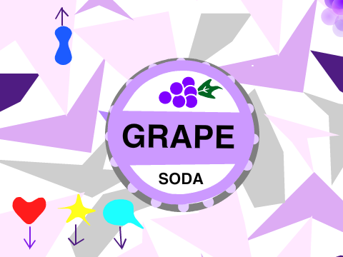 Grape Soda Pin ~ From Up
