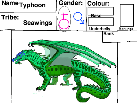 Wings Of Fire RPG BIO TEMPLATE remix