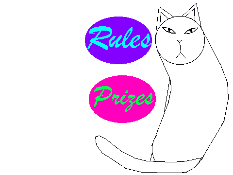 Suspicious cat coloring contest
