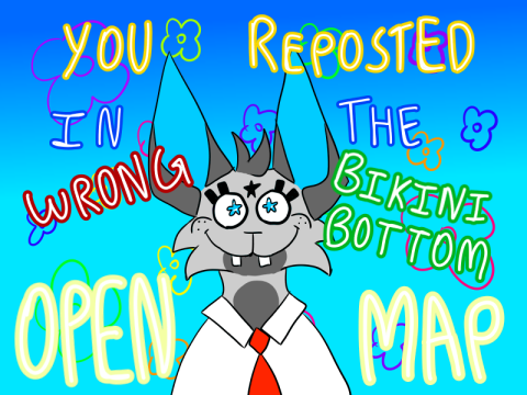 'The Wrong Bikini Bottom' - OC SPOOF MINI MAP - OPEN