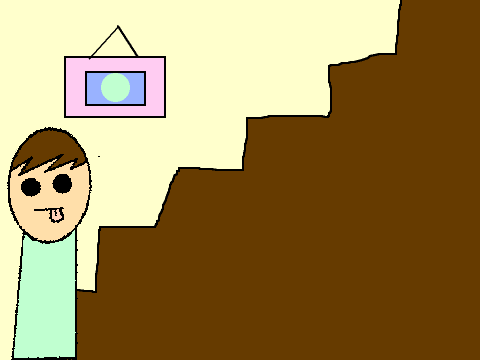bob the ghost up stairs