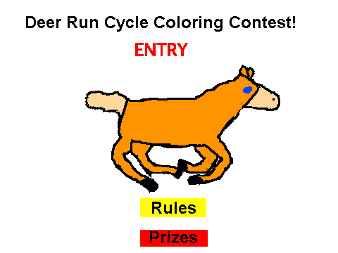 Deer Run Cycle Coloring Contest! entry