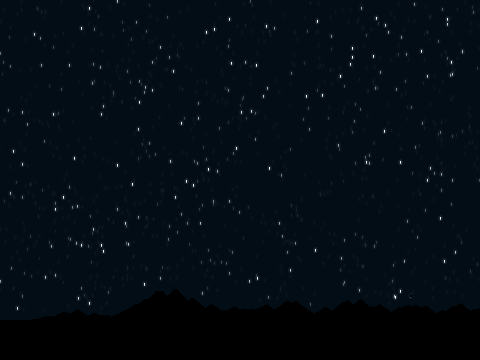 Stars and Mountains [100% Pen]