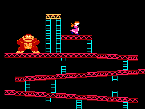 Sonic the Hedgehog in Donkey Kong