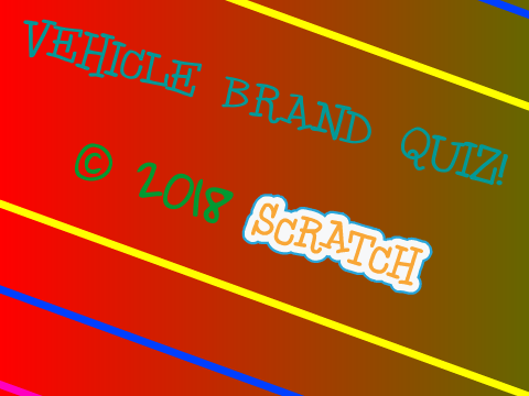 Vehicle Brand Quiz!