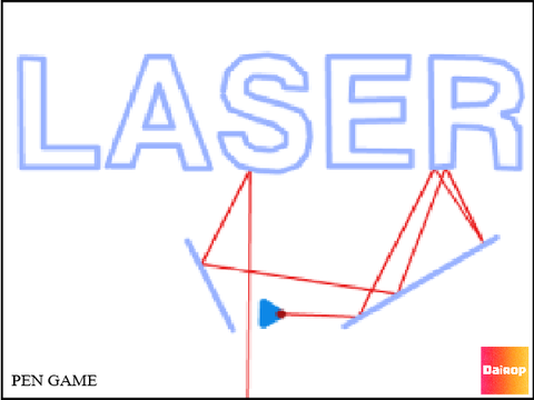 Game of laser (100% pen game)