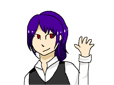 I can't draw hands oK,, here's the gay queen