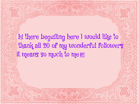 20 followers!!!