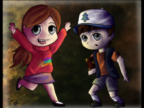 Mystery Twins- Gravity Falls Fan Art