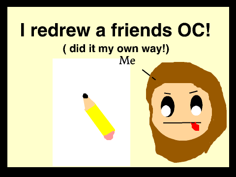 I redrew another OC!