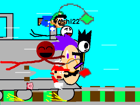 Add yourself holding onto an out of control train![1][1]