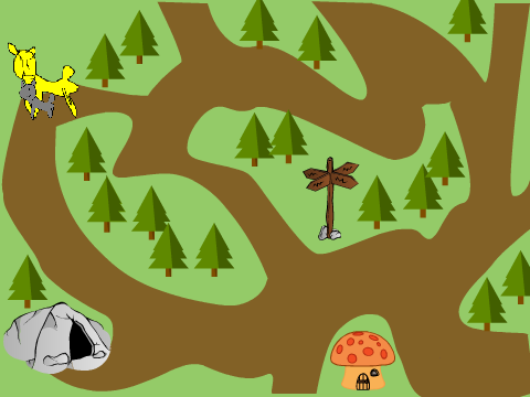 lost in the forest