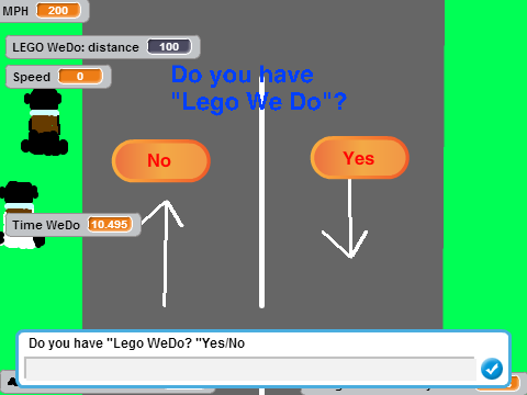 Car Game (Compatible with "Lego WeDo")