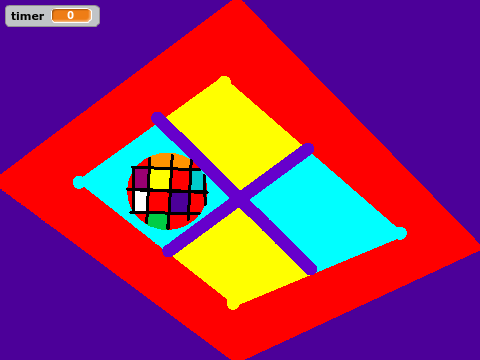 circle rainbow party 
