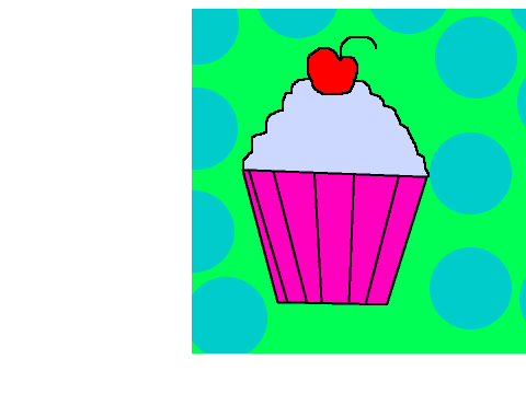 colour a cake compotition  for polly