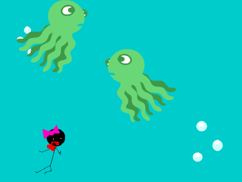 she loves the octopus