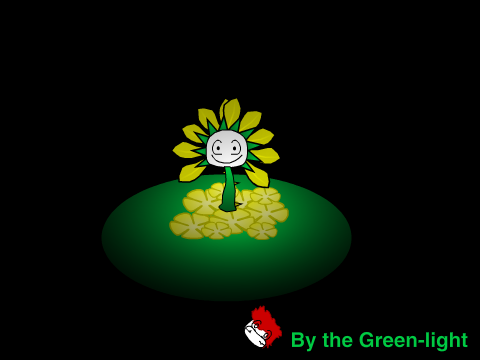 green-light.flowey in scratchtale. for woezly
