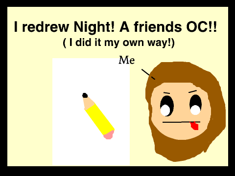 I redrew Night!