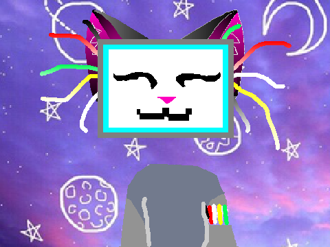 + STAY! // Meme + remix Glitchy the tv cat